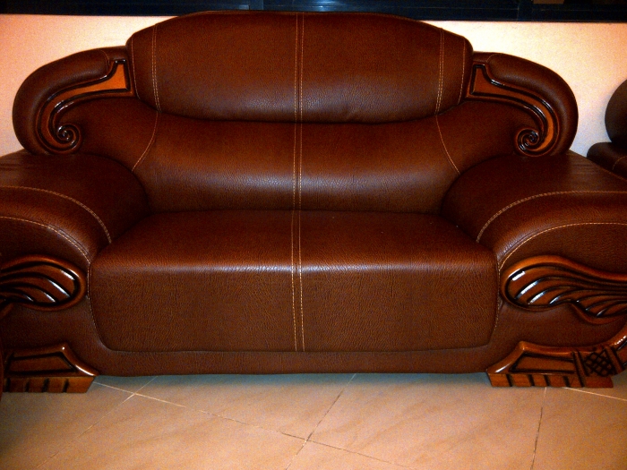 We have a Set of luxurious leather sofas for sale