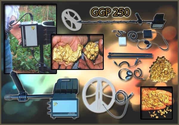 جهاز كشف الذهب الخام GGP250