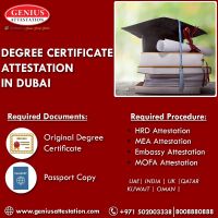How to get Degree certificate attestation in dubai