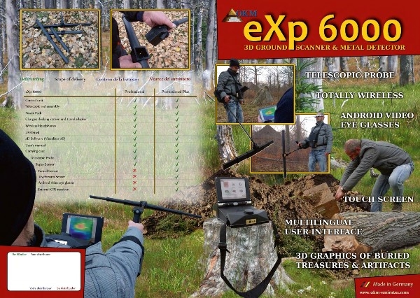 جديد - جهاز eXp 6000 التصويري 3D و كاشف المعادن 