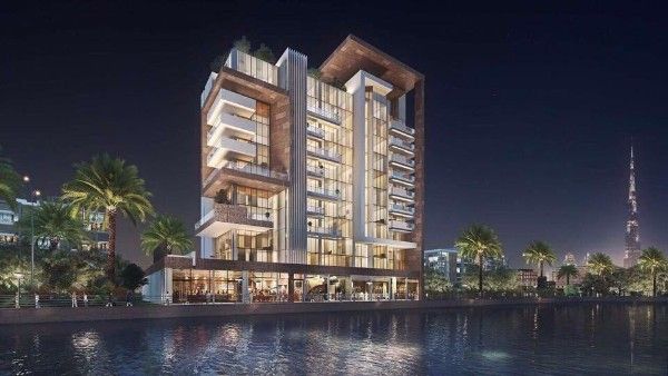 امتلك شقة غرفتين وصالة بفيو على برج خليفة وبرج الخور وقناة دبي المائية