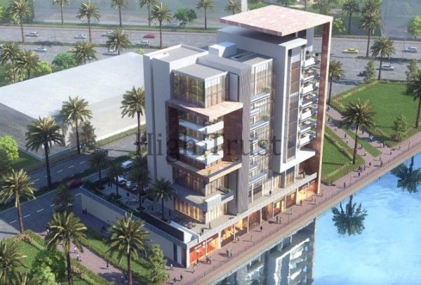 امتلك شقة غرفة وصالة بفيو على برج خليفة وبرج الخور وقناة دبي المائية 